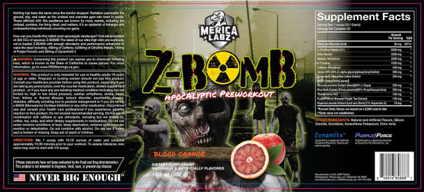  'Merica Labz Z-Bomb 20 Servings 