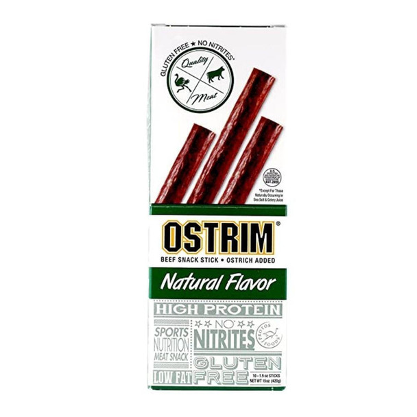  Ostrim High Protein Jerky 10/Box Sticks 