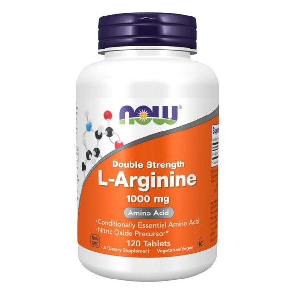  Now Foods L-Arginine 1000mg 120 Tabs 