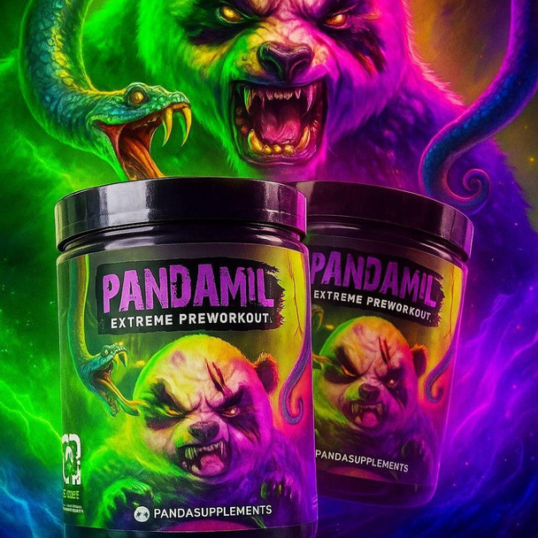  Panda Supps Pandamic  Pre-Workout 25 Servings 