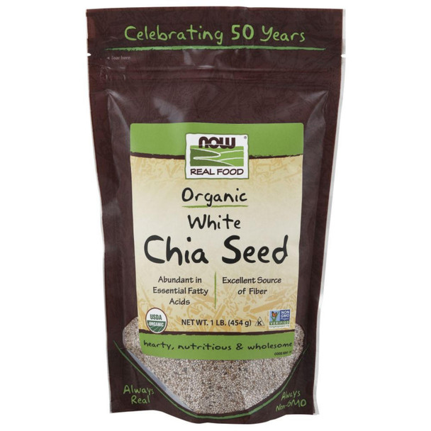  Now Foods White Chia Seed Meal 10 Oz 