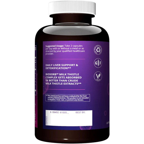  MRM Liver X 650mg 60 Capsules 