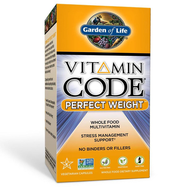  Garden of Life Vitamin Code Perfect Weight Formula 240 Vege Caps 