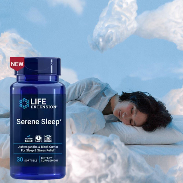  Life Extension Serene Sleep 30 Softgels 