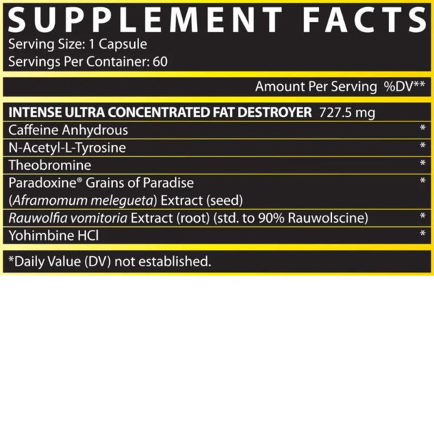 Nutrex Research Nutrex Lipo 6 Intense UC 60 Count 