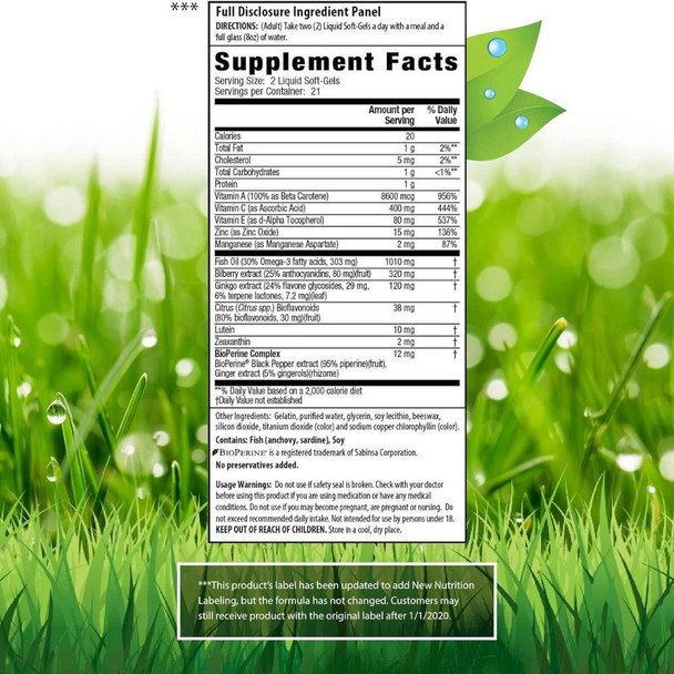  Irwin Naturals Vision Sharp 42 Softgels 