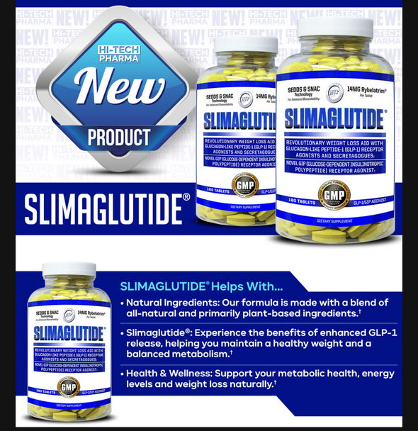  Hi-Tech Pharmaceuticals Slimaglutide 180ct 