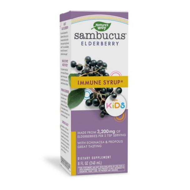  Nature's Way Sambucus Immune Syrup Kids 8oz 