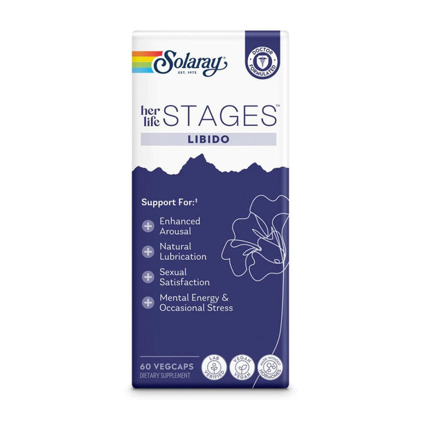  Solaray Her Life Stages Libido 60 Capsules 