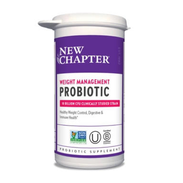  New Chapter Weight Management Probiotic 60 Capsules 