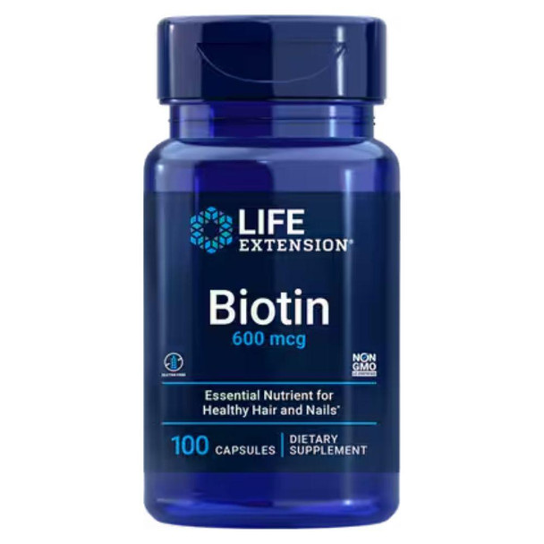  Life Extension Biotin 600 mcg 100 Caps 