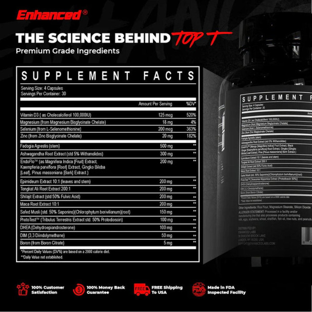  Enhanced Top T 120 Capsules 