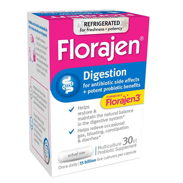  American Lifeline Florajen 3 Digestion 60 Caps 