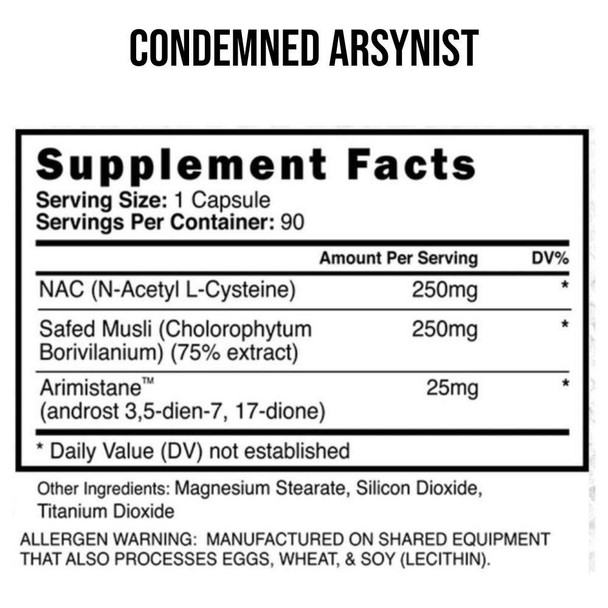 Condemned Labratoriez Arsynist Day & Night Fat Burning Stack 