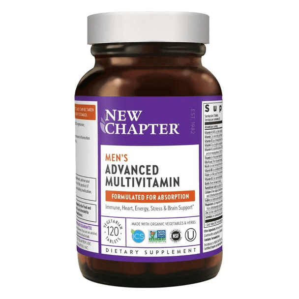  New Chapter Men's Advanced Multivitamin 120 Tabs 