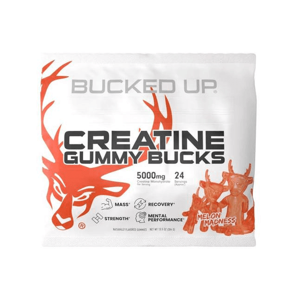  Bucked Up Creatine Gummies 24 Servings 