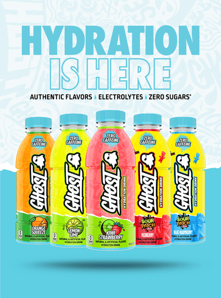  CLEARANCE: Ghost Hydration Drink Single Drink Mystery Flavor EXP 12/2024 