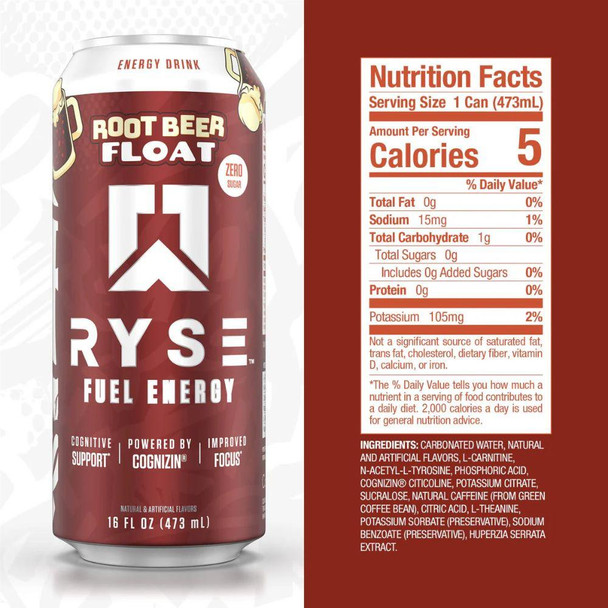 Ryse Supplements RYSE Energy Drink RTD 12 Case 