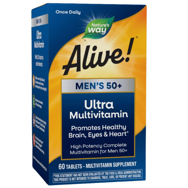  Nature's Way Alive! Once Daily Men's 50+ 60 Tabs 