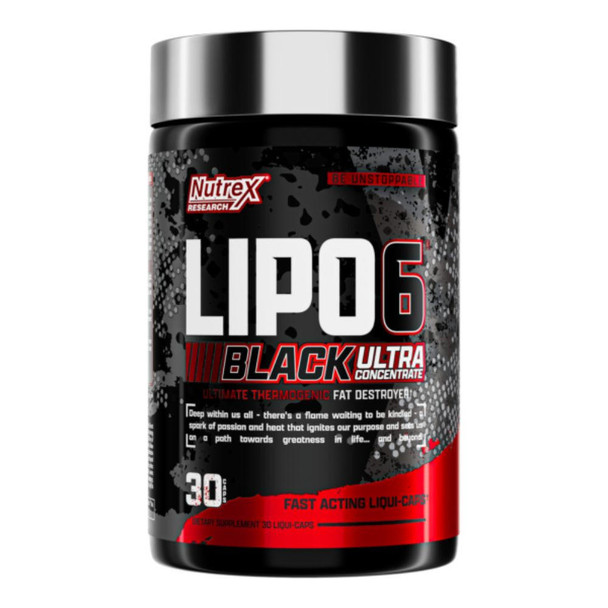  Nutrex Research Lipo 6 Black Ultra Concentrate 60 Black Capsules 