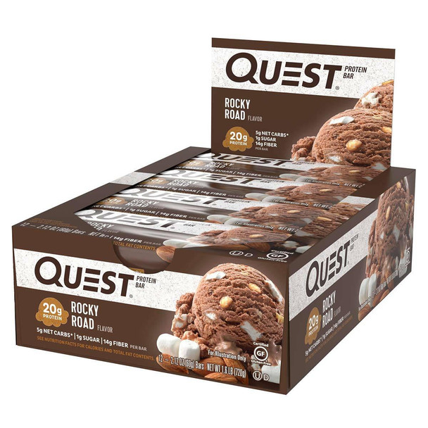  Quest Nutrition Quest Bar Protein Bar 12/Box 