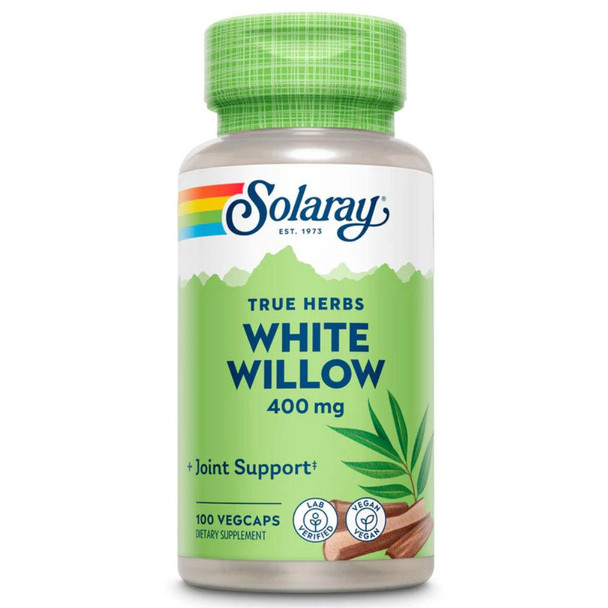  Solaray White Willow Bark 400mg 100 Caps 