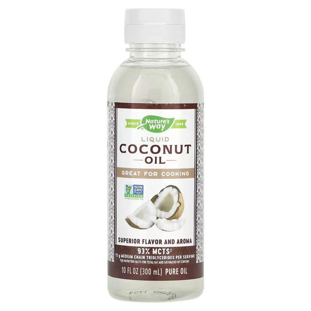  Nature's Way Liquid Coconut Oil 10 fl oz 