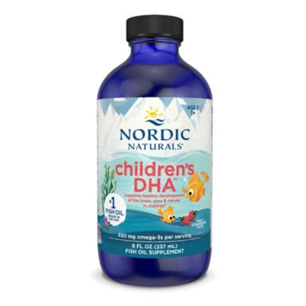  Nordic Naturals Children's DHA Liquid Strawberry 8 Fl Oz 