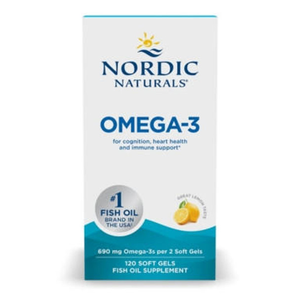  Nordic Naturals Omega-3 120 SoftGels 