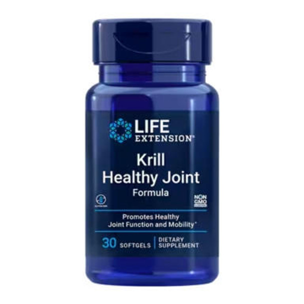  Life Extension Krill Healthy Joint Formula 30 Softgels 