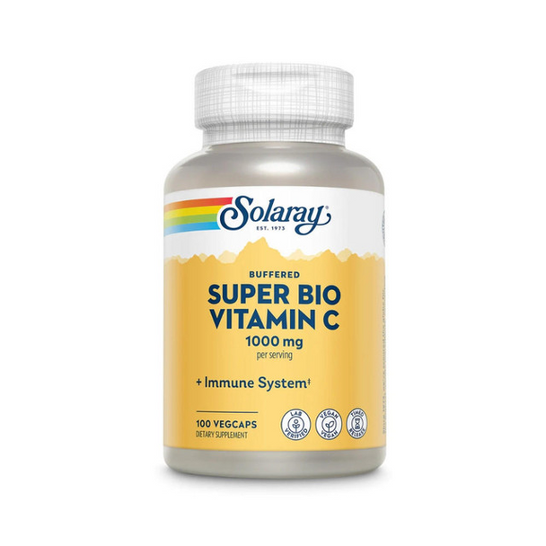  Solaray Buffered Super Bio Vitamin C 1000mg 100 Capsules 