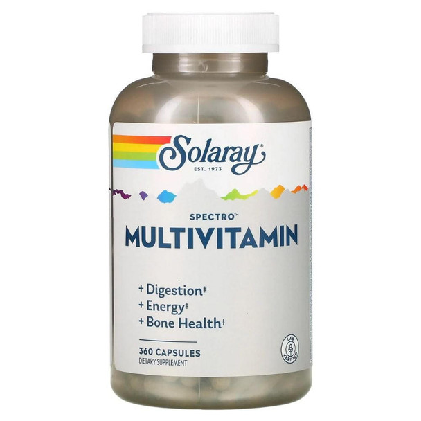  Solaray Spectro Multi-Vita-Min 360 Capsules 