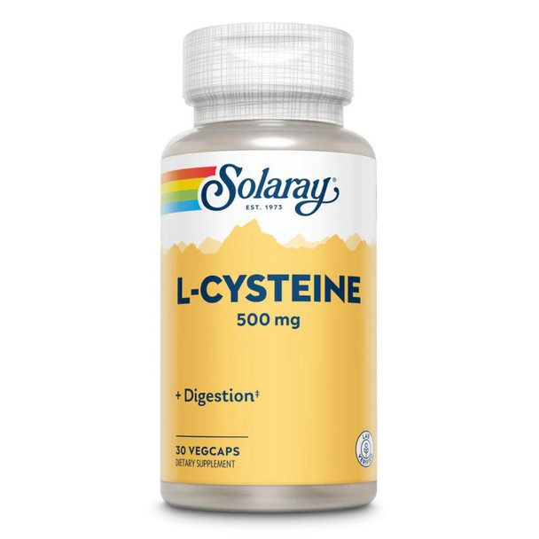  Solaray L-Cysteine 500mg 30 Capsules 