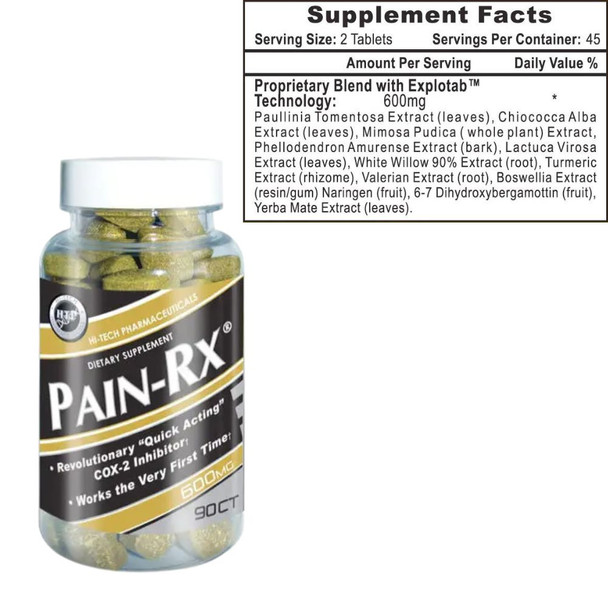 Hi-Tech Pharmaceuticals Pain-RX 90 Tablets