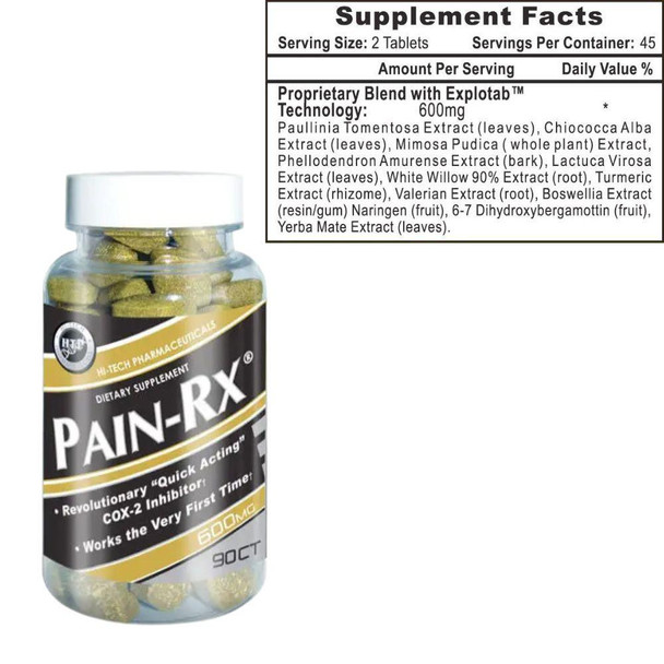  Hi-Tech Pharmaceuticals Pain-RX 90 Tablets 