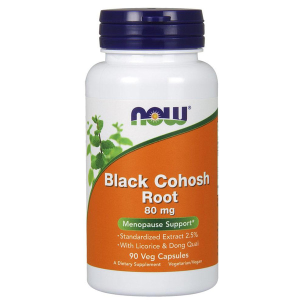  Now Foods Black Cohosh Root 80mg 90 Caps 