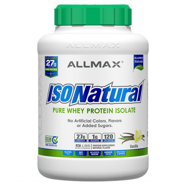  Allmax Nutrition IsoNatural Whey Protein 5 Lbs 