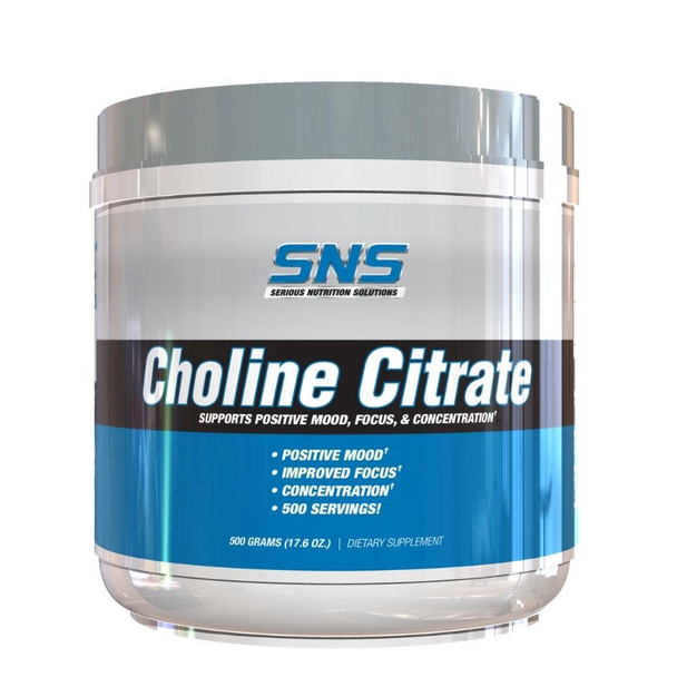  Serious Nutrition Solutions Choline Citrate 500 Grams 