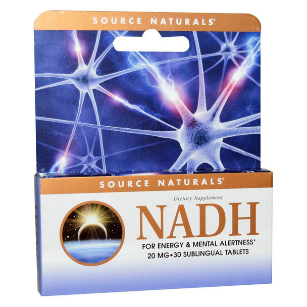  Source Naturals NADH 20mg 30 Tabs 