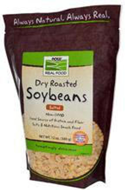  Now Foods Soybeans Dry Roasted Unsalted 12oz 