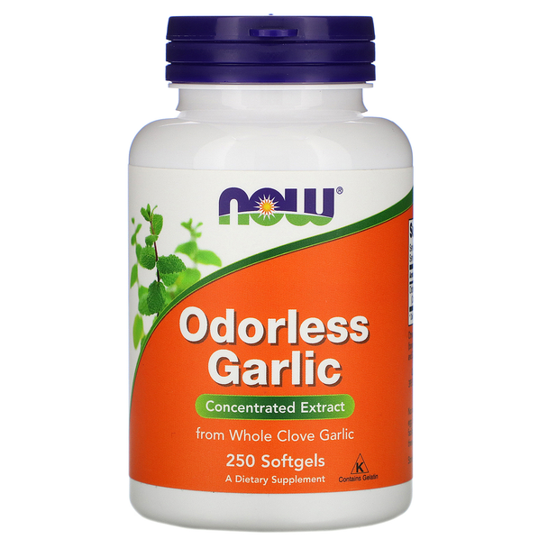  Now Foods Odorless Garlic 250 Softgels 