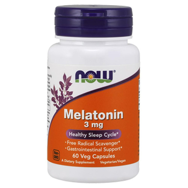  Now Foods Melatonin 3 Mg 60 Capsules 