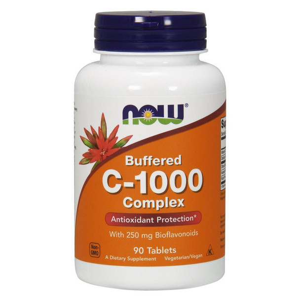  Now Foods Buffered C-1000 Complex 90 Tablets 