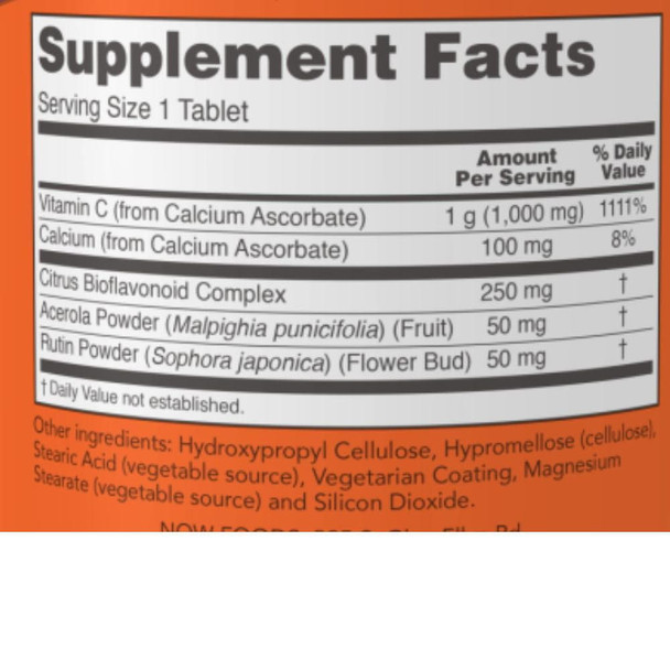  Now Foods Buffered C-1000 Complex 90 Tablets 