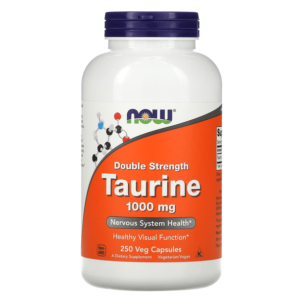  Now Foods Taurine 1000 Mg 250 Capsules 