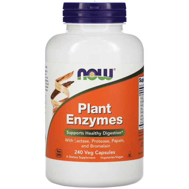  Now Foods Plant Enzymes 240 Vegetable Capsules 