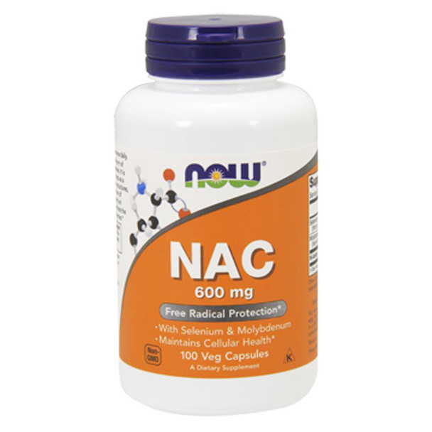  Now Foods NAC 600 Mg 100 Vegetable Capsules 