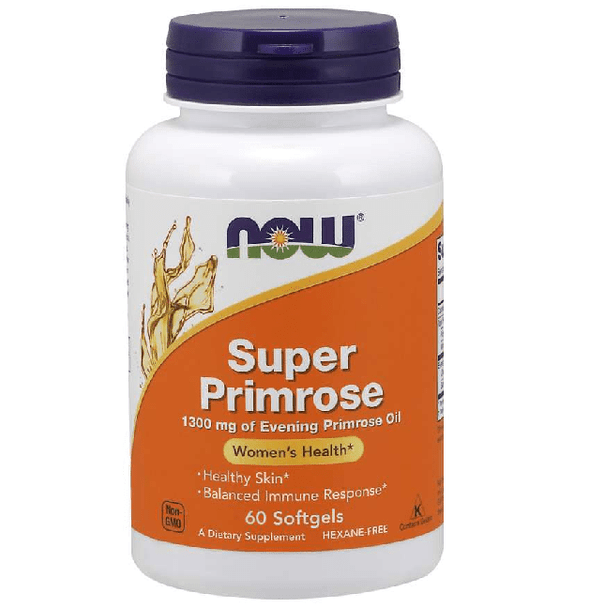  Now Foods Super Primrose 1300 Mg 60 Softgels 