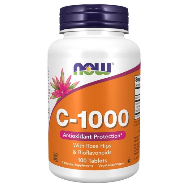  Now Foods Vitamin C-1000 100 Tablets 