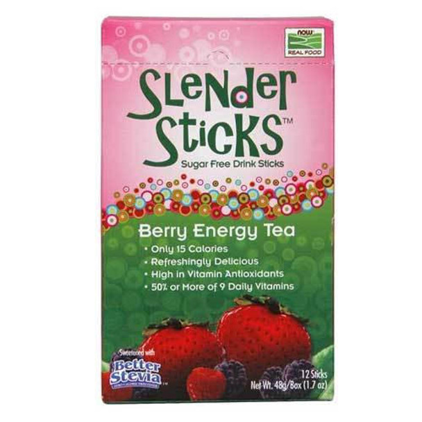  Now Foods Slender Sticks Berry Energy 12/Pk 
